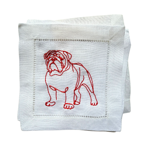 Dawg Linen Cocktail Napkins