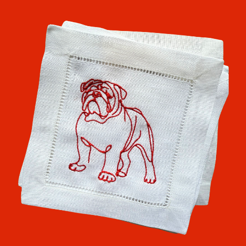 Dawg Linen Cocktail Napkins